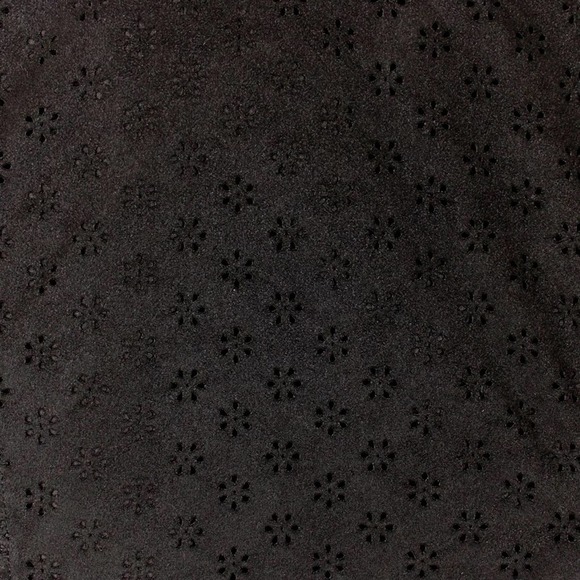 Girls JUSTICE Eyelet Microfiber Long Sleeve Zip Motto Jacket,Black,Size 16/18/XL - Picture 4 of 6